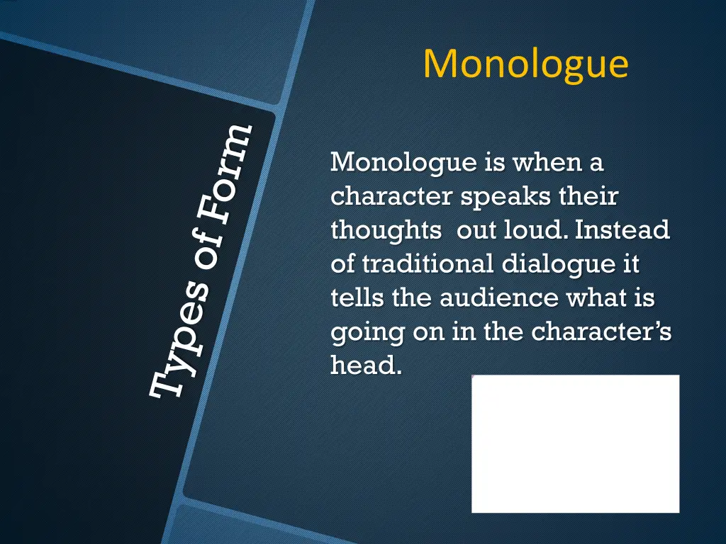 monologue