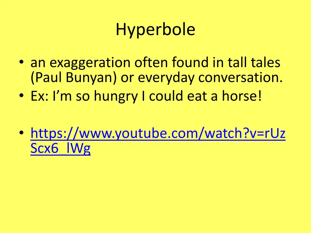 hyperbole