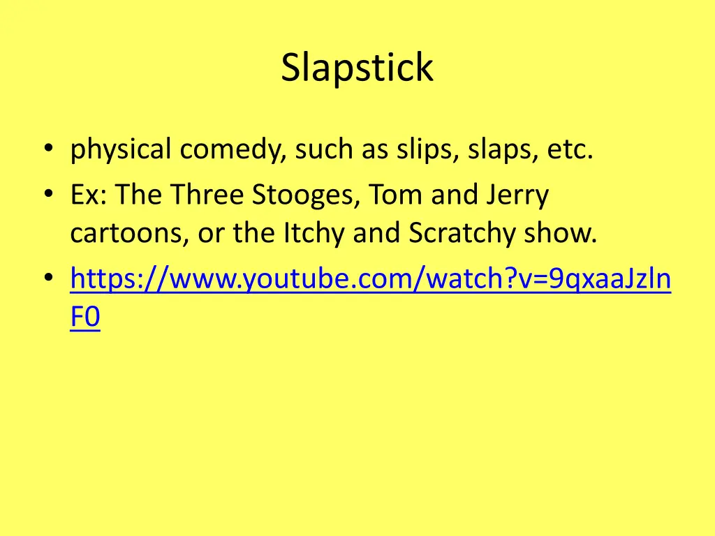 slapstick