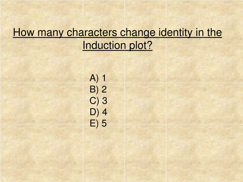 how many characters change identity