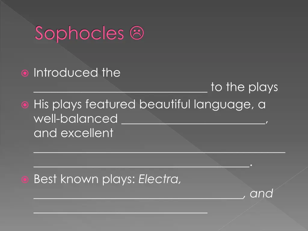 sophocles