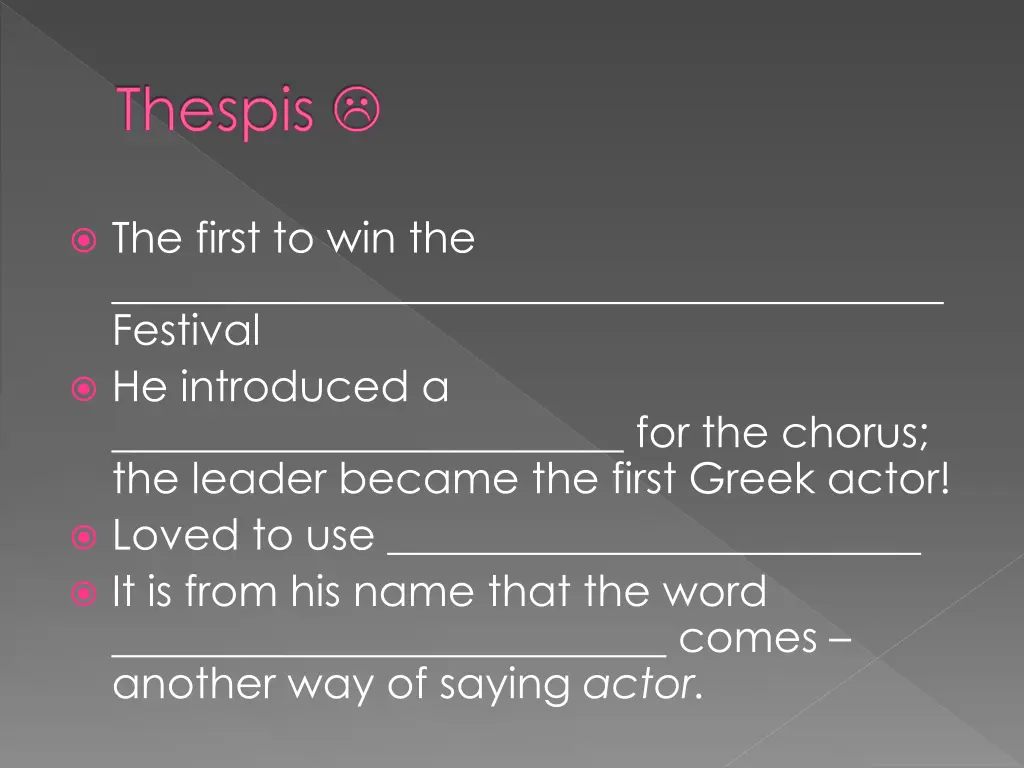 thespis