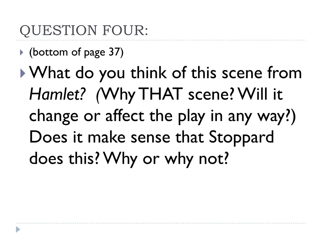 question four