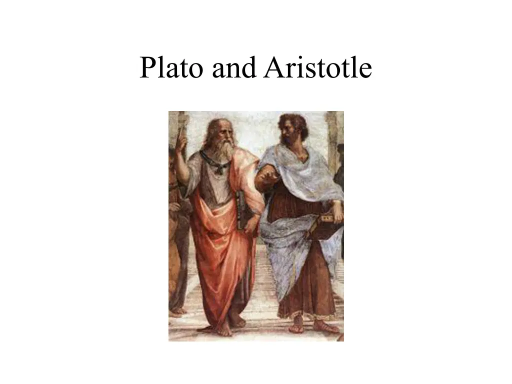 plato and aristotle