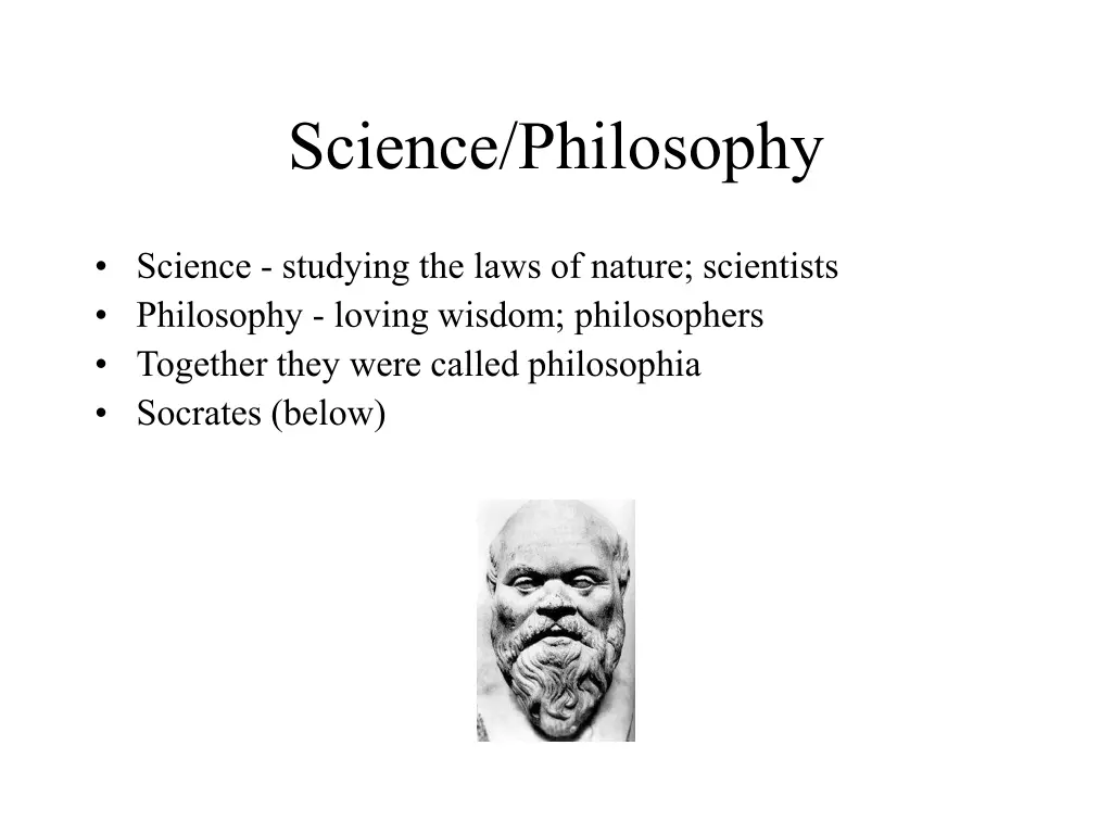 science philosophy