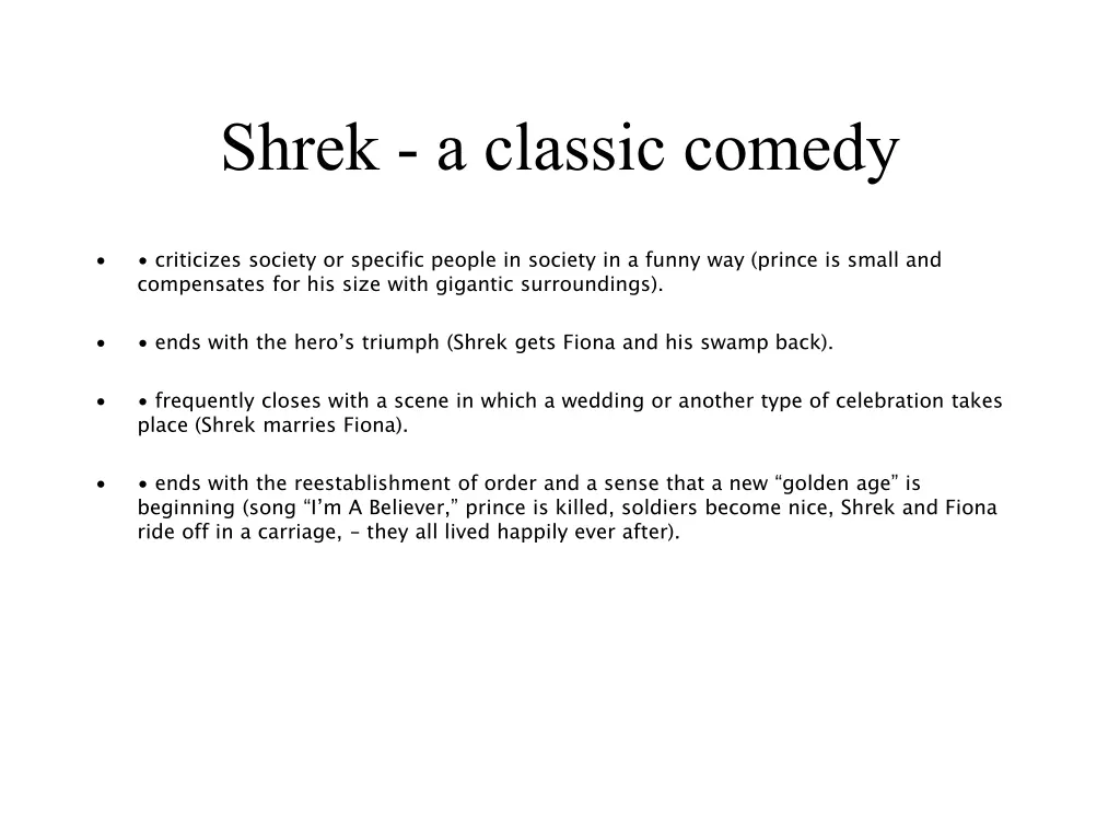 shrek a classic comedy 1