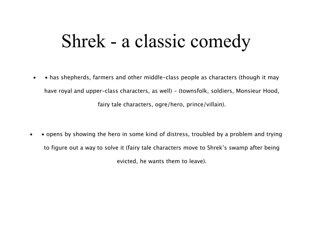 shrek a classic comedy