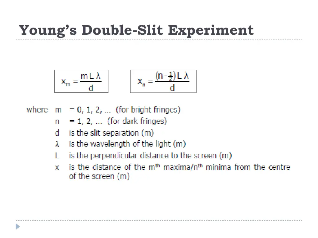 young s double slit experiment 10