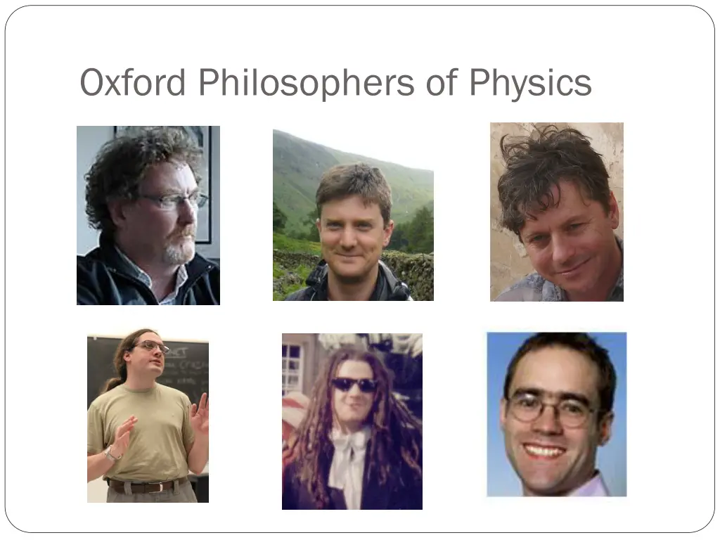 oxford philosophers of physics