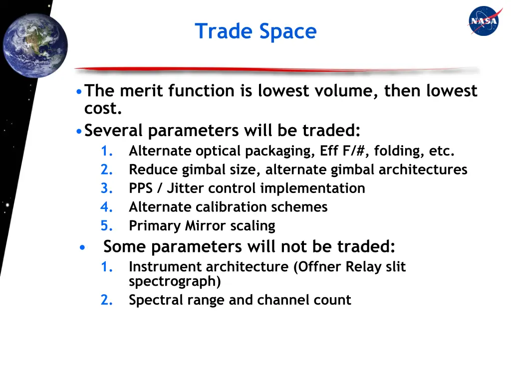 trade space