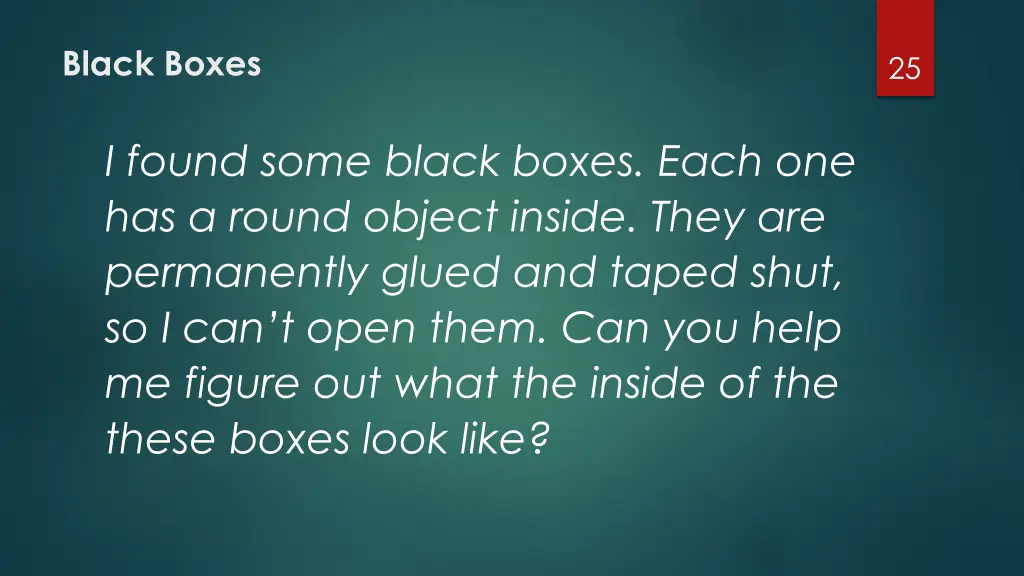 black boxes