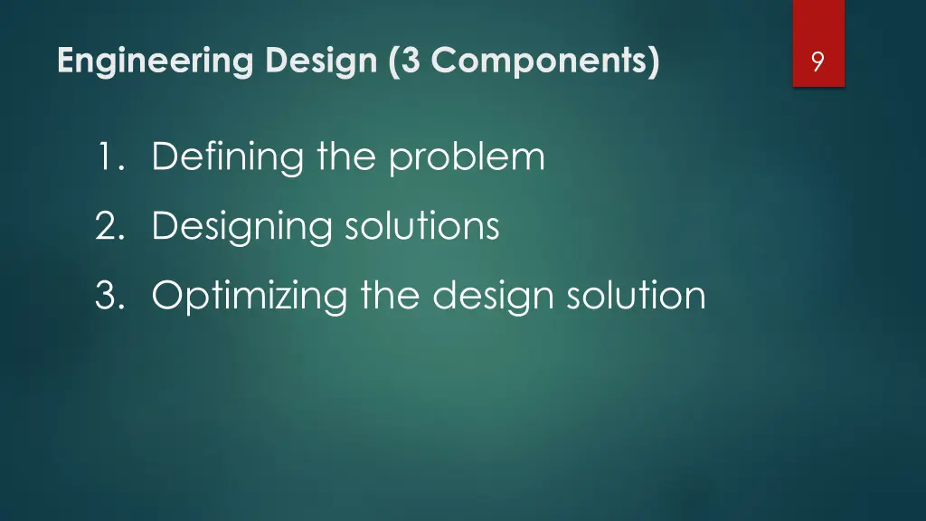 engineering design 3 components