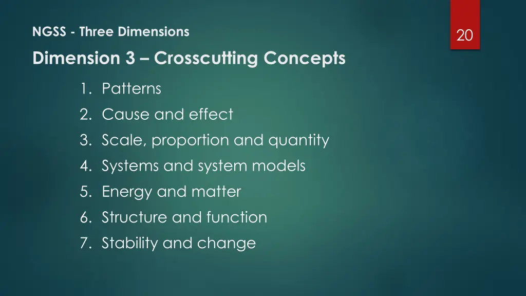 ngss three dimensions dimension 3 crosscutting