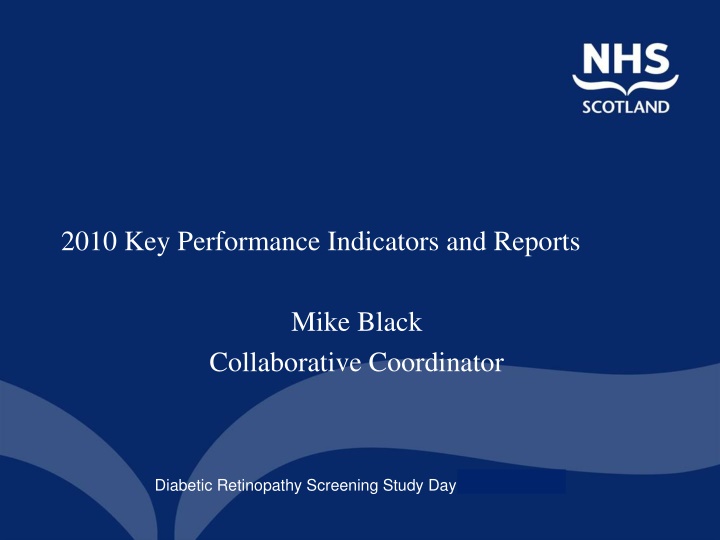 2010 key performance indicators and reports