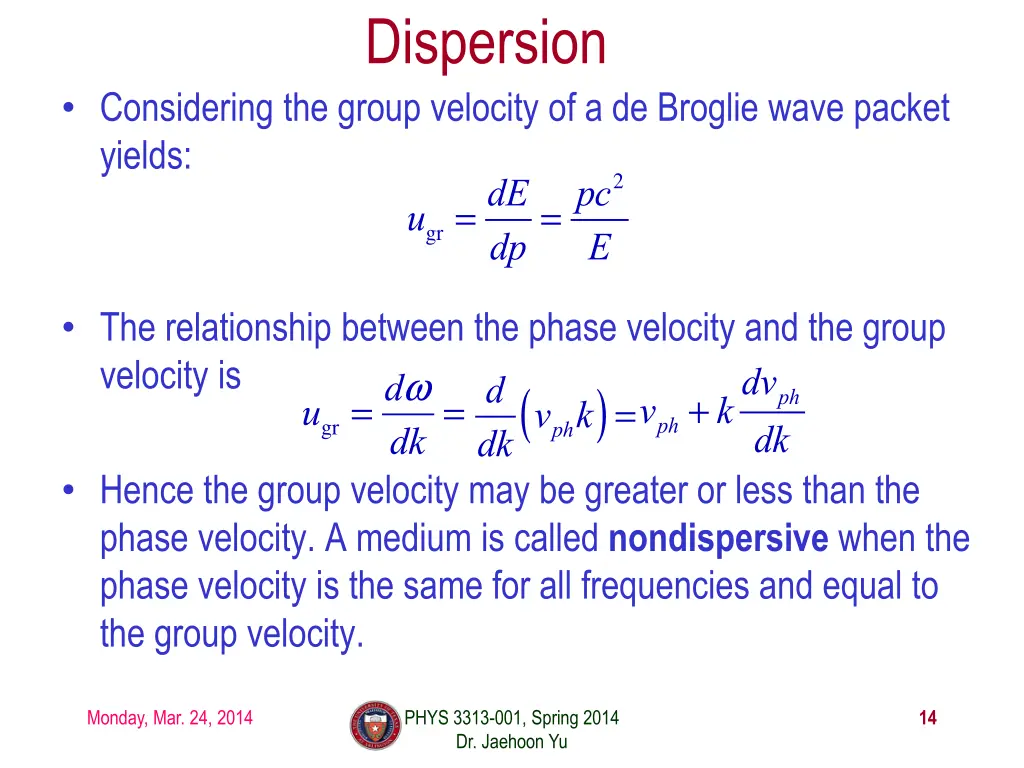 dispersion