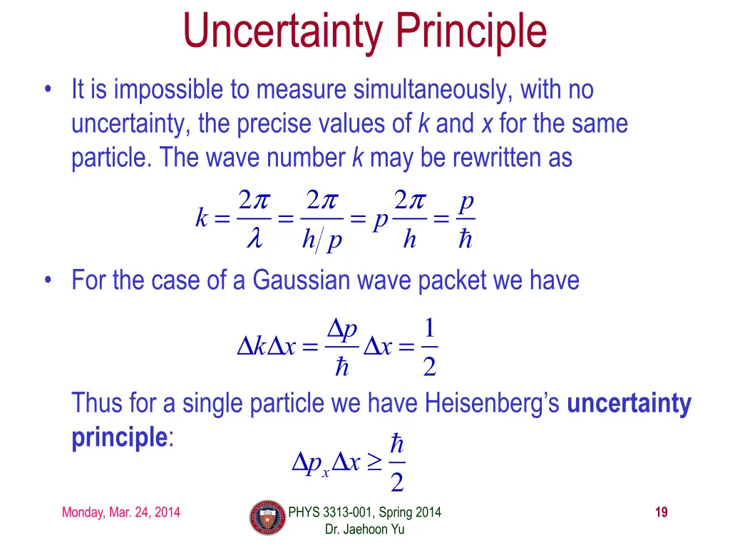 uncertainty principle