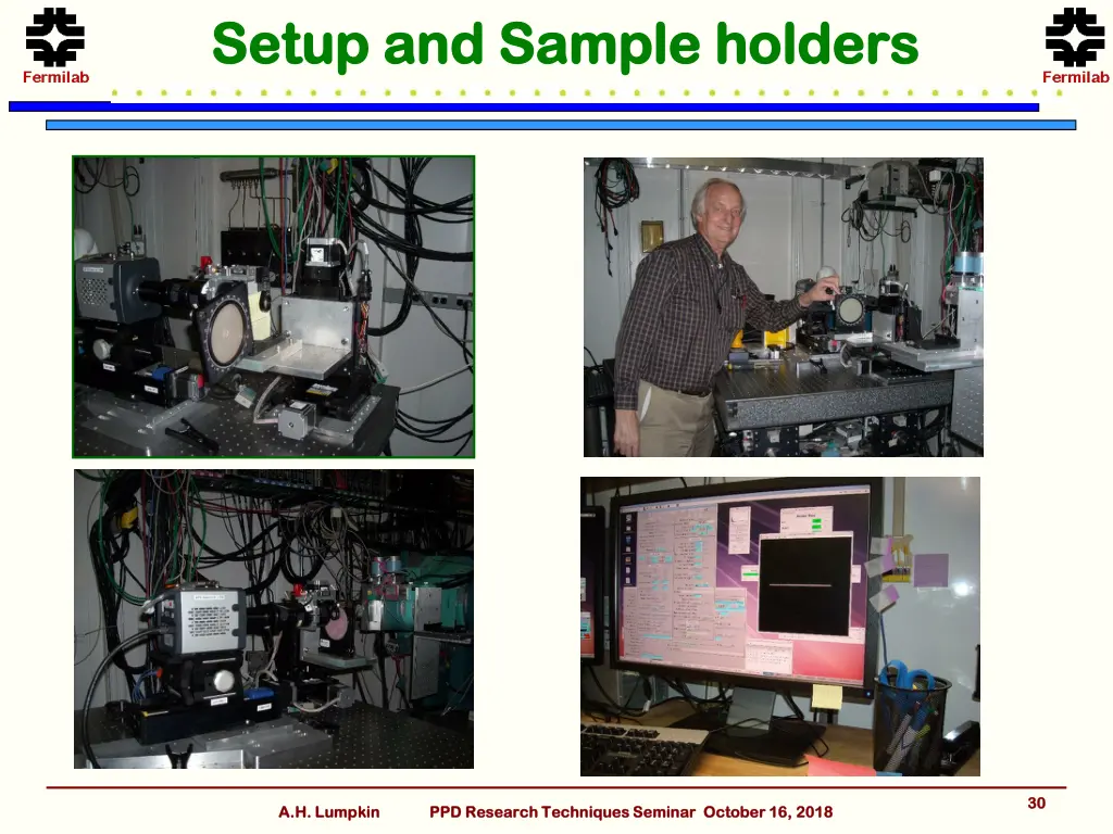 setup and sample holders setup and sample holders 1