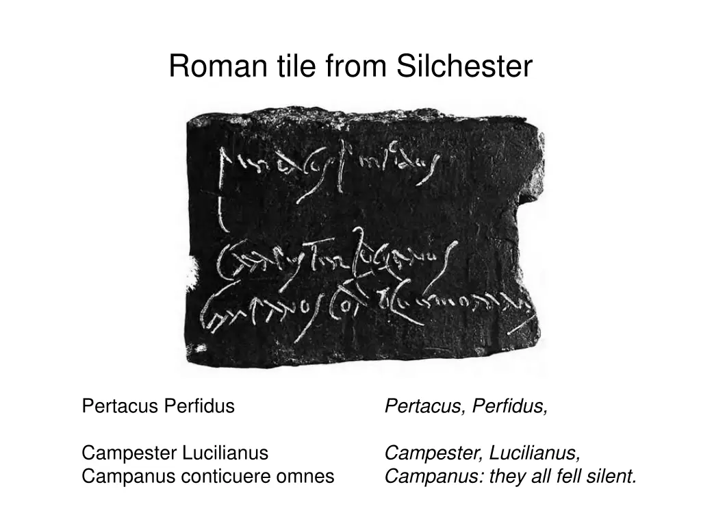 roman tile from silchester