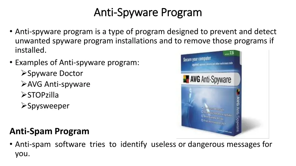 anti anti spyware spyware program