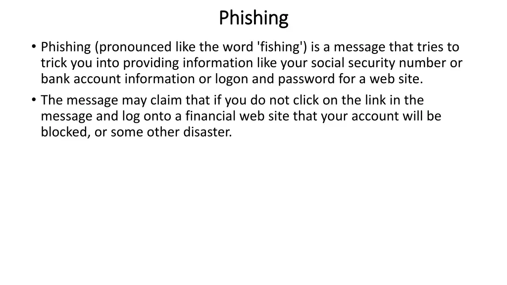 phishing phishing