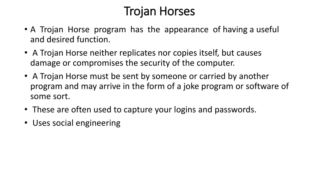 trojan horses trojan horses