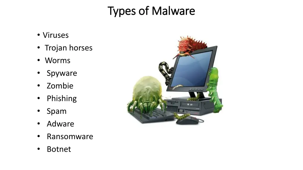 types of malware types of malware