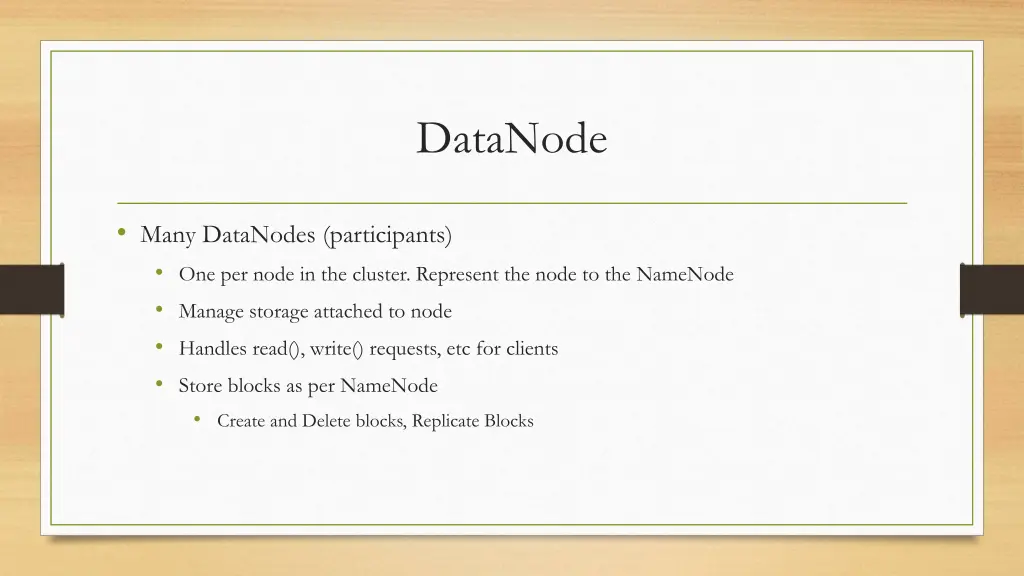 datanode