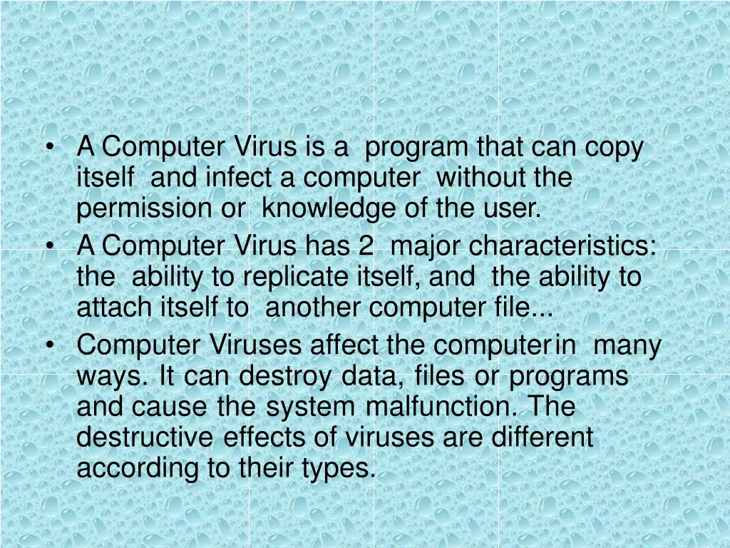 a computer virus is a program that can copy