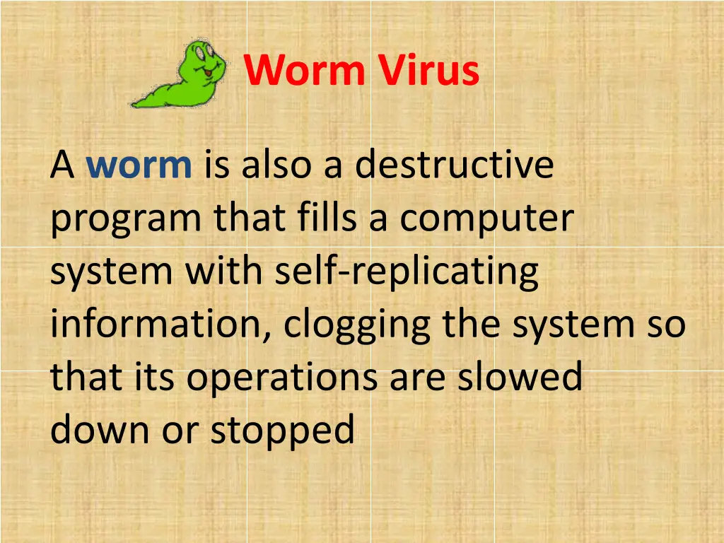 worm virus