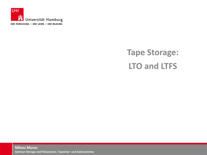 tape storage lto and ltfs