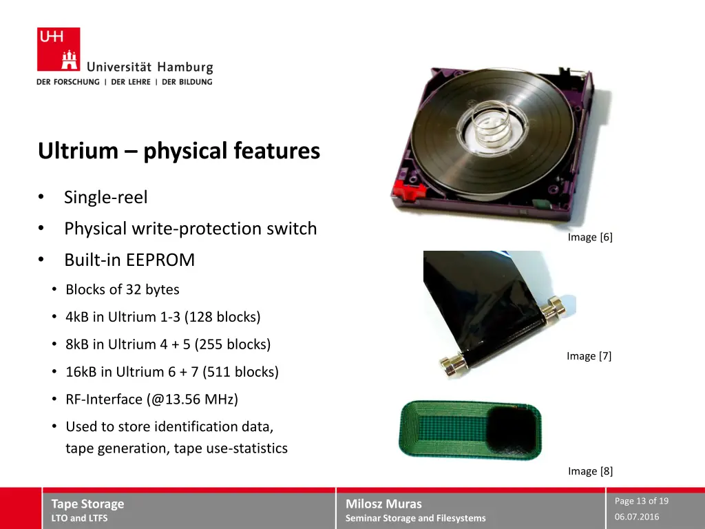 ultrium physical features