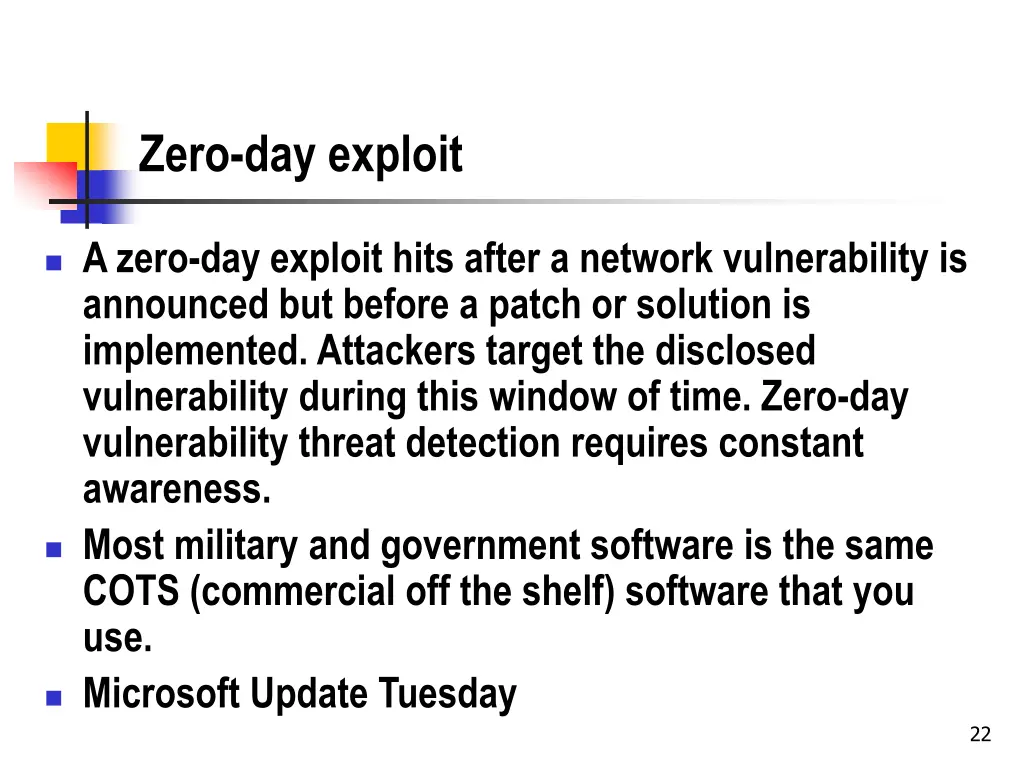 zero day exploit