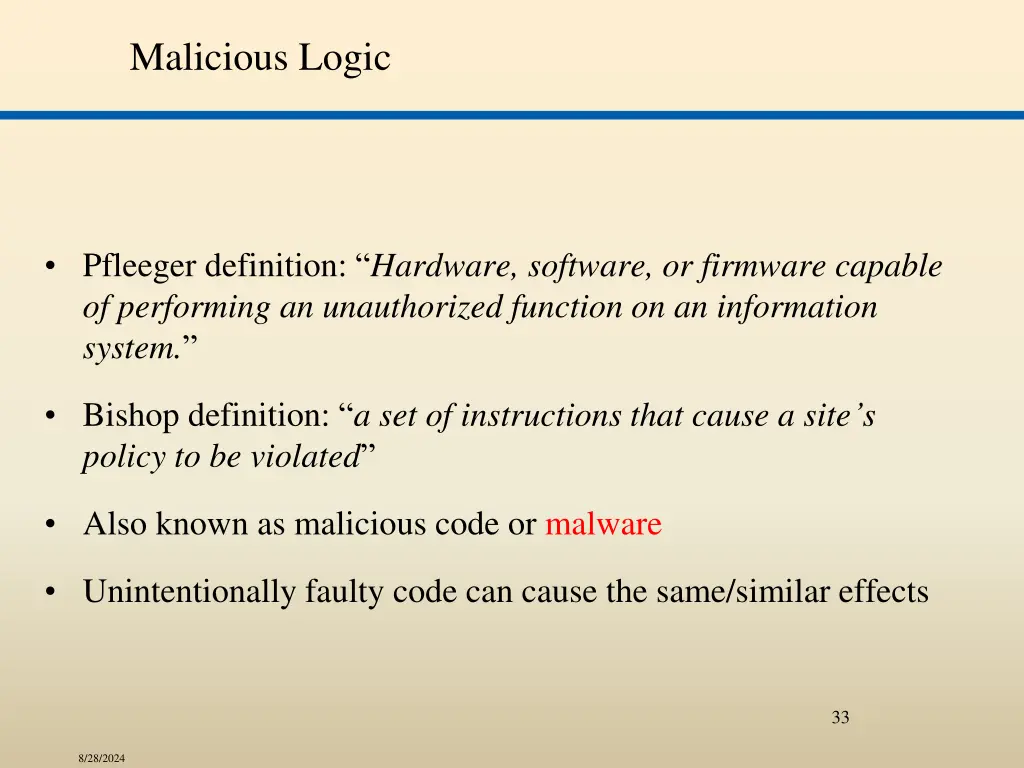 malicious logic