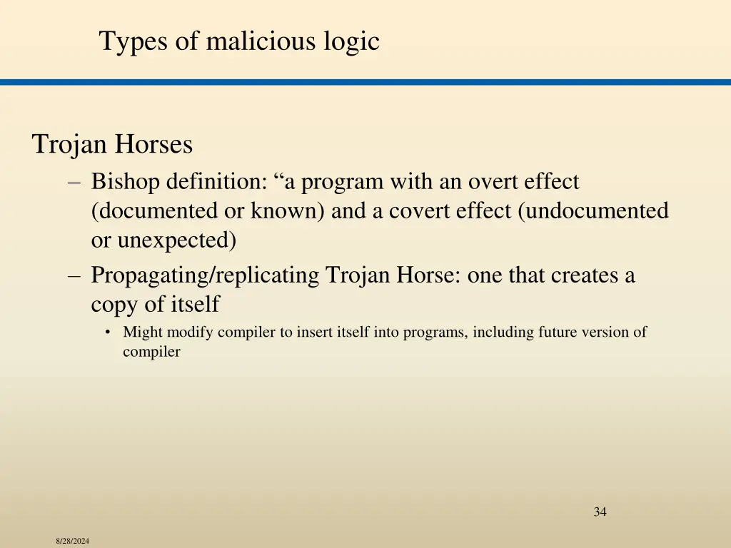 types of malicious logic