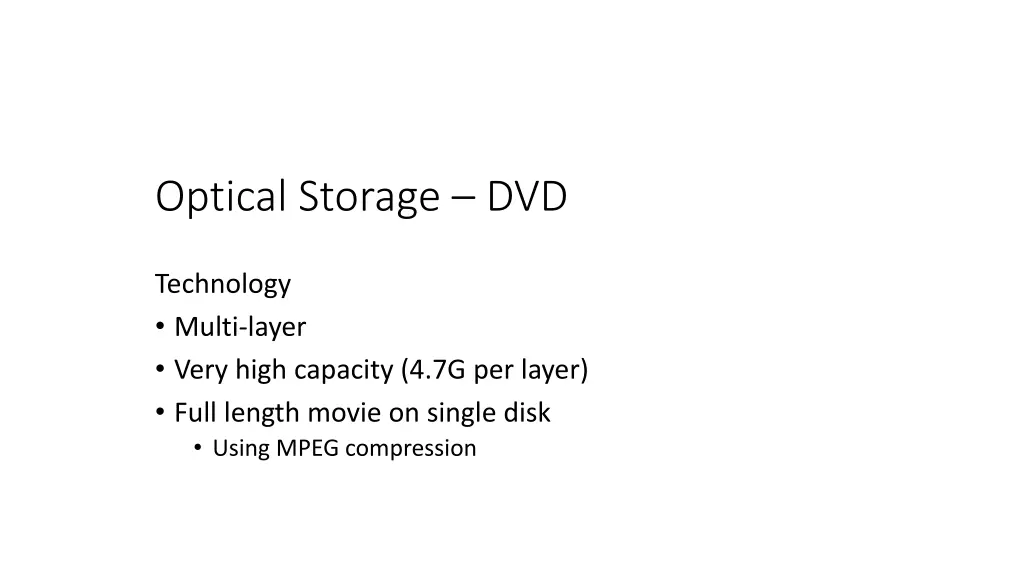 optical storage dvd 1