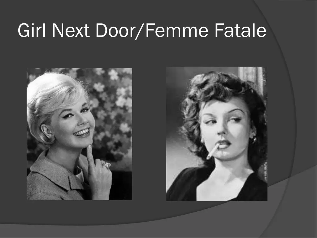 girl next door femme fatale