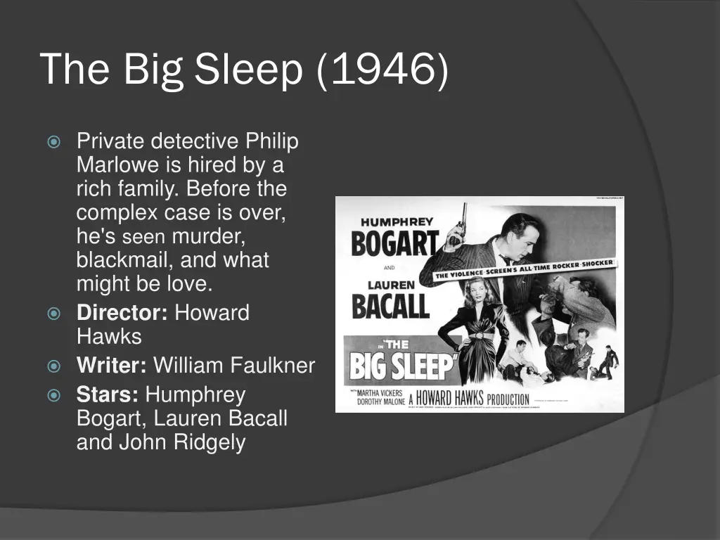 the big sleep 1946 1