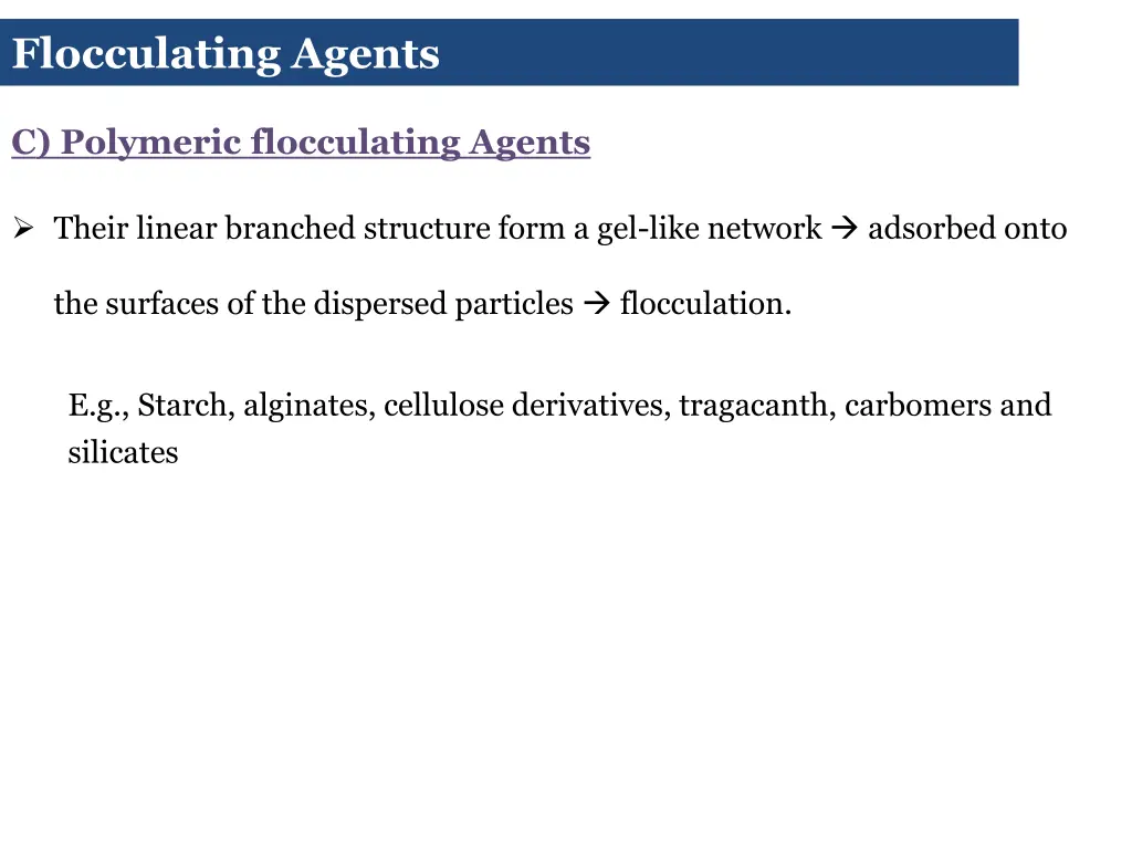 flocculating agents 4