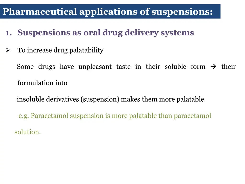 pharmaceutical applications of suspensions 2