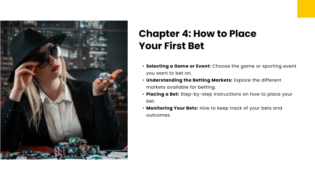 chapter 4 how to place your first bet