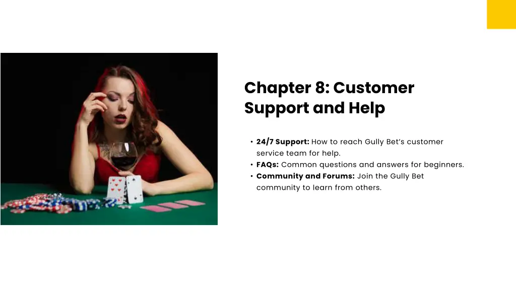 chapter 8 customer support and help