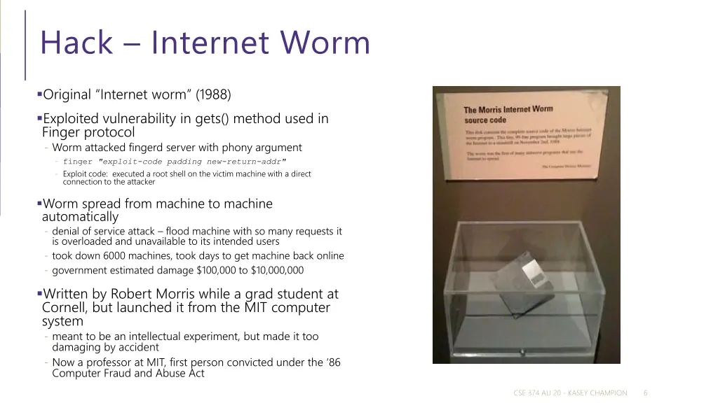 hack internet worm