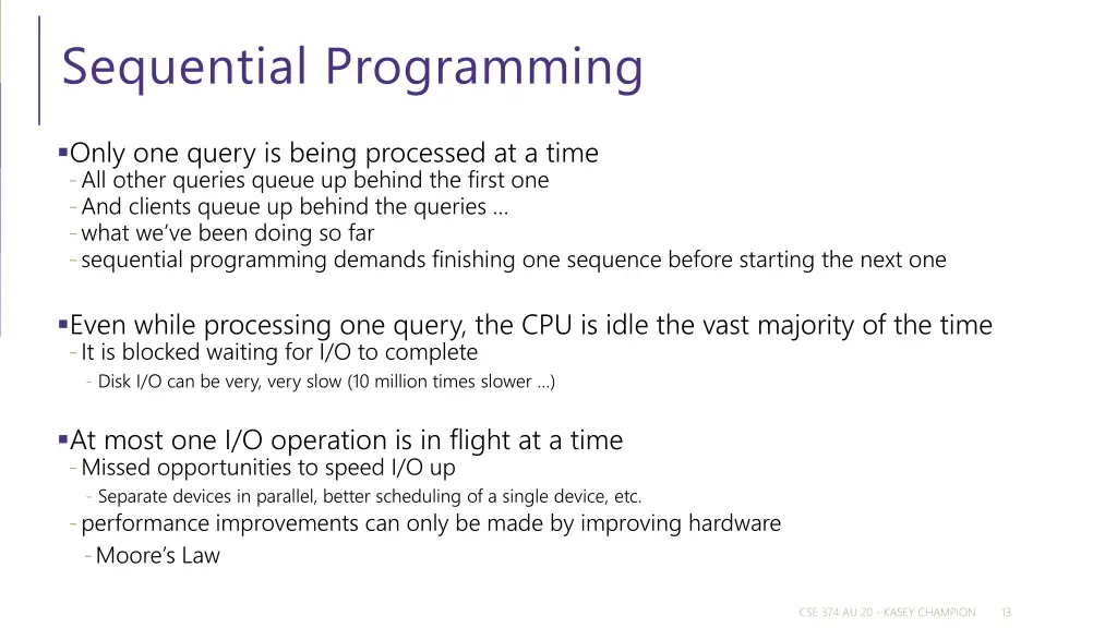 sequential programming