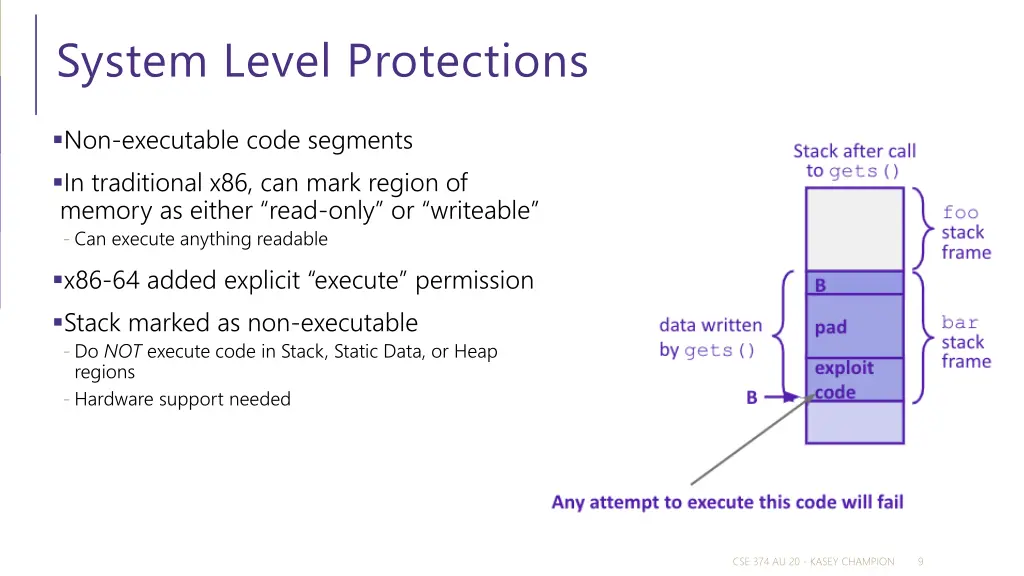 system level protections