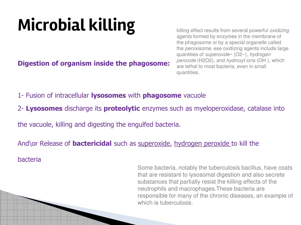 microbial killing