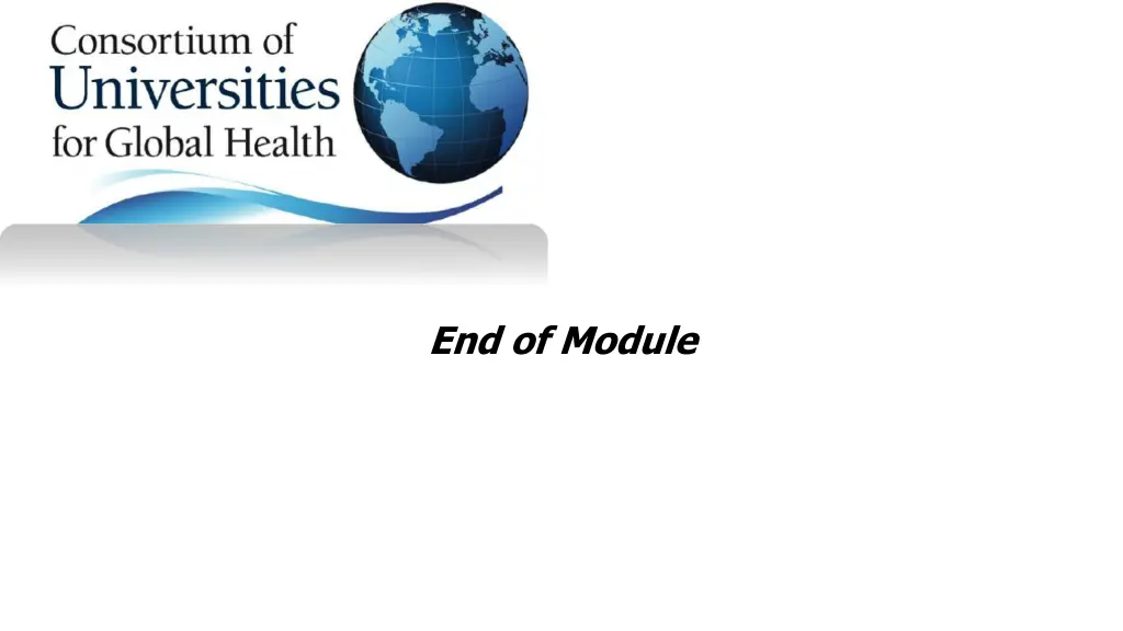 end of module