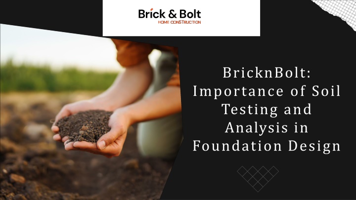 bricknbolt importance of soil testing