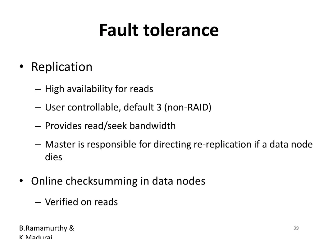 fault tolerance