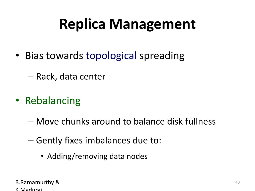 replica management