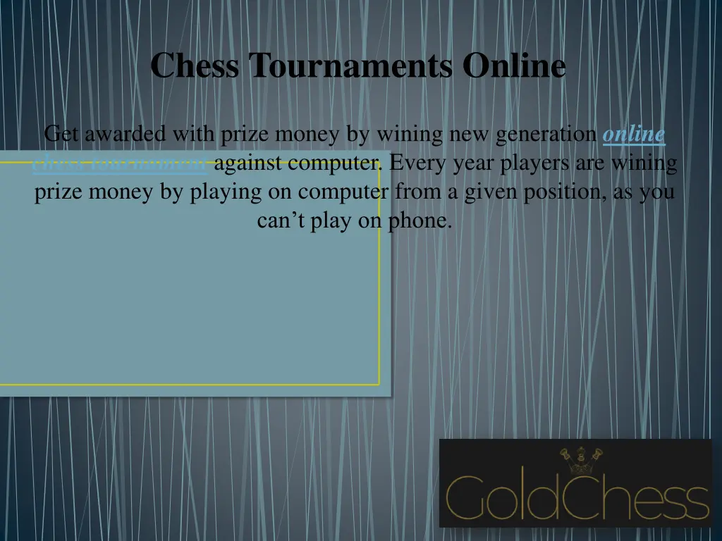 chess tournaments online